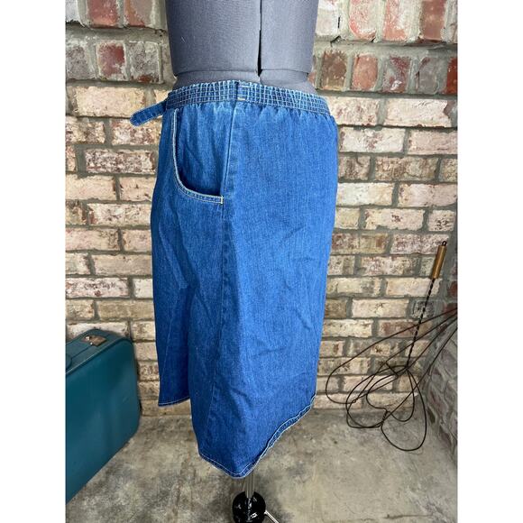 Shorts high waisted 1980s cinch waist pockets - Picture 6 of 13